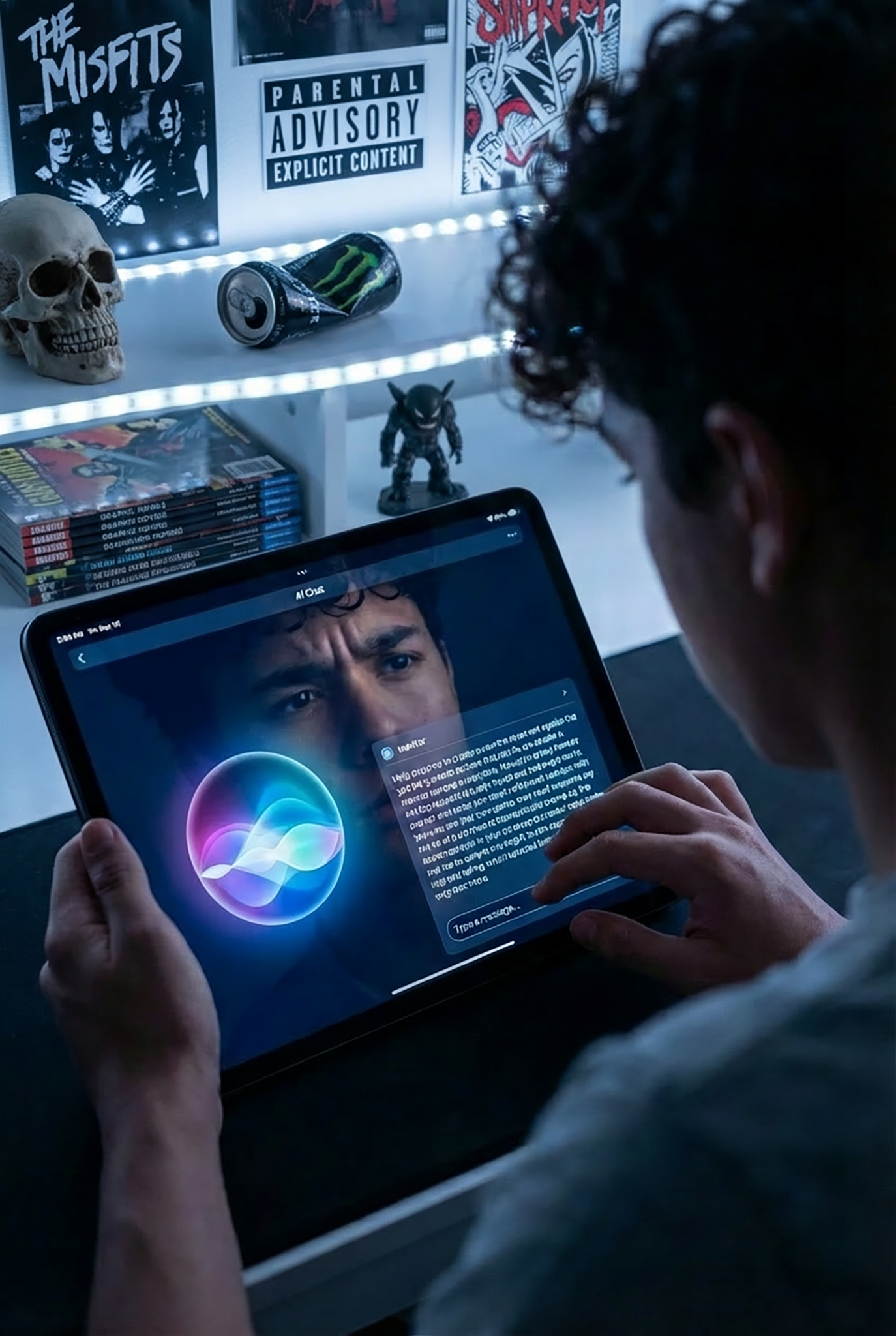 Adolescente influenciado por IA